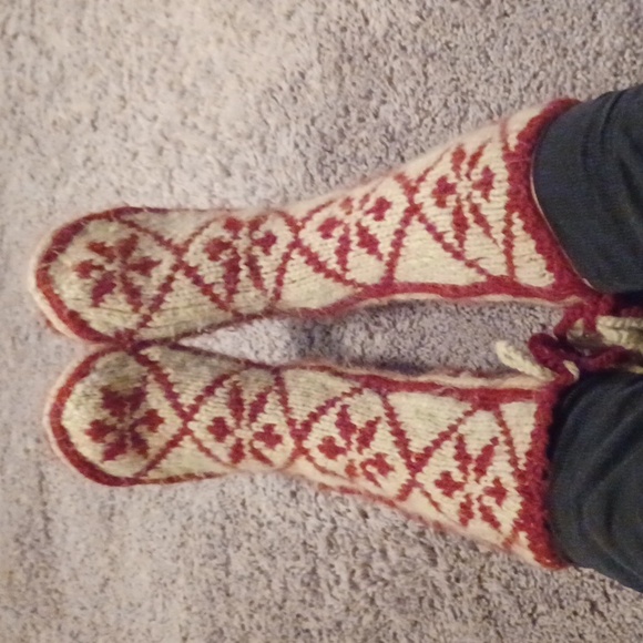 Woolrich Slippers Womens 7/8 Vintage Fair Isle - Picture 3 of 3